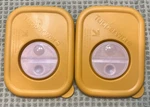 2 Tupperware 3388A Gold Rock Serve Vented Replacement Lid Seal Only. Fixed Price $8.00.