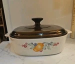 Corning Ware A-2-B Abundance Liter Casserole Dish W/amber Pyrex Lid Usa. Fixed Price $20.00.