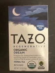 Box Tazo Regenerative Organic Dream Herbal Tea 16 Bag Sleep Bb 7/25. Fixed Price $14.99.