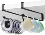 Under-cabinet Coffee Mug Holder, 2-PACK Lid Organizer For Kitchen Storage. Fixed Price $18.99.