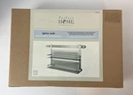Perfect Home Inspired Living Spice Rack Brushed Stainless Steel New Box A7. Fixed Price $19.95.