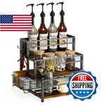 Loteyike 3-TIER Coffee Syrup Organizer Rack 12 Bottle Holder Stand Liquor. Fixed Price $52.85.