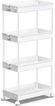 Rolling Utility Cart Slide Out Organizer Storage 4-TIER Shelf Rack Trolley. Fixed Price $59.98.