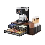 Coffee Bar Organizer, 60 Capacity K Cup For Countertop, 2 Tier Slid.... Fixed Price $56.23.
