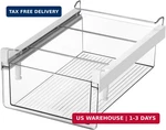 Large Fridge Drawer Organizer 14IN-20IN Upgradation Refrigerator Undershelf. Fixed Price $56.23.