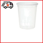 Yw Plastic Soup Food Container With Lids (12), 32 Oz, Pack, Clear. Fixed Price $17.47.