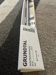 Ikea Grundtal Towel Rack Stainless Steel Silver Wall Mounted 23 1/4" X 59 Cm. Fixed Price $19.99.