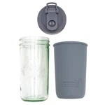Wide Mouth 24OZ Pint & Half Mason Jar Water Bottle Travel Tumbler With Silico.... Fixed Price $39.96.