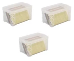 Advantus Super Stacker 3" 5" Index Card Clear, Boxes (40307). Fixed Price $25.83.