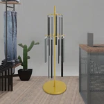 2 Tier Belt Display Shelf Organise Rack Floor Mounted Hanger W/31 Hooks. Fixed Price $60.01.