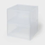 Stackable Large Bin Front Opening Clear - Brightroom. Fixed Price $23.99.