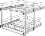 2 Tier Kitchen Cabinet Pullout Shelf & Drawer Organizer Slide Pantry Storage. Fixed Price $207.23.