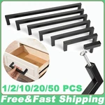Black Modern Kitchen Cabinet Pulls Bar Handles Drawer Hardware Stainless Steel. Fixed Price $69.15.