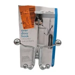 Interdisgn 53370 Metal 4-HOOK Over-the-door Rack, Quad Hanging Coats Hats. Fixed Price $6.99.