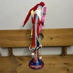 Vintage Christmas Resin & Tin Santa Claus Figurine By Holiday Living 14.75". Fixed Price $19.87.