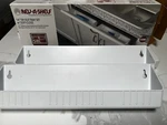 (2) Rev-a-shelf 6561-14-4 White Series 14" Tab Stop Sink Front Tip-out Tray. Fixed Price $30.00.