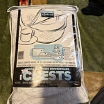 New Old Stock Richards China Storage Six Piece Canvas Set Quilted Breathable. Fixed Price $24.99.