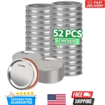 Canning Lids Rings 52 Count Regular Mouth Mason Band For Ball Kerr Jars. Fixed Price $15.98.