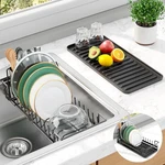 Kitsure Dish Drying Rack - Expandable For Kitchen Counter, Over Sin.... Fixed Price $38.30.
