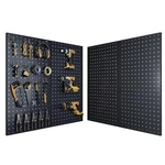 Metal 24X12 Inch Black With 38 Pcs Hooks, Sturd.... Fixed Price $65.32.