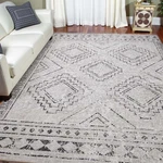Ilango Area Rugs 5X7, Moroccan Grey For Living Room Machine Washable Are.... Fixed Price $71.43.