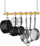 NC-00269 Standard, Single Bar, 36-INCH Ceiling Mounted Wooden Pot Rack, Brown. Fixed Price $97.99.