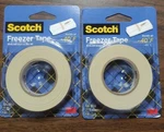 Scotch Freezer Tape .75"X 1000" 3M Paper,film Or Foil Holds AT-40, ROLLS=2000". Fixed Price $13.99.