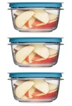 Utensilux Storage Containers, Easy Find Lids, Teal, 5 Cup, Flex &. Fixed Price $31.55.