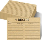 Lotmer 100 Sheets Recipe Cards, 4X6 Inch Vintage Suitable For Reco. Fixed Price $13.90.