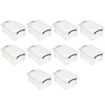 Really Useful Box 9L Storage Container W/ Snap Lid & Clip Lock Handle (10 Pack). Fixed Price $135.99.