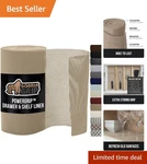 Durable Non-adhesive Beige Drawer Mat Strong Grip For Your Home Organization. Fixed Price $71.99.