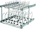Rev-a-shelf 5CW2-2122SC Classic 20-3/4"W Two Tier Double Chrome. Fixed Price $312.00.