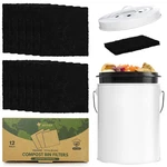 Airnex Charcoal Filters For Compost Bucket 3.5 In Square -. Fixed Price $19.89.