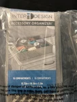 Inter Design 16 Compartments Accessory Organizer Grey/white - New. Fixed Price $20.00.