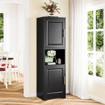 67"TALL Narrow Storage Cabinet,metal Shelf Slim Pantry For Kitchen,living Room. Fixed Price $139.99.