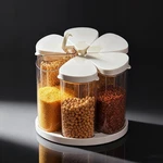 Livlab Mker 5-10 Lbs Rice Dispenser Rotating Cereal Countertop Fo.... Fixed Price $49.02.