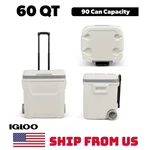 Us Igloo 60 Qt Marine Ice Chest Cooler With Wheels, White 20%OFF. Fixed Price $48.96.