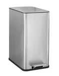 Ninestars XZD-10-88 Step On Trash Can, Small, Silver. Fixed Price $30.44.
