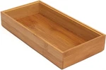 8185S Bamboo Wood Stacking Drawer Organizer Box, 6" 12". Fixed Price $25.69.