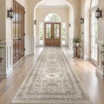 Vintage Hallway Runner Rug 3X12: Large Soft Washable Entryway For Kitchen Lau.... Fixed Price $92.27.