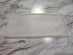 Vtg Tupperware Jumbo Bread Lid 607-2 Clear 14" X 6" Replacement Part Rectangle. Fixed Price $8.00.