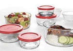 Anchor 10670 16 Pc. Glass Food Storage Bowl Set, Free Shipping. Fixed Price $35.99.