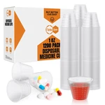 Turbo Bee Disposable Medicine Cups (1 Oz) Pack,small Small, 1OZ-1200PACK. Fixed Price $41.61.