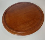 15" Kalmar Teak Wood, Ball Bearing, Lazy Susan Made Thailand. Fixed Price $42.00.