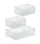 Like-it Bricks Set 90012 Stackable Bins Storage Translucent White. Fixed Price $25.21.