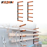 6-SHELF Lumber Storage Rack Wall-mounted Wood Organizer 660LB Indoor&outdoor. Fixed Price $41.80.