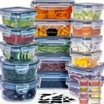 48PC Airtight Food Storage Set Plastic Containers & Lids Kitchen Organizer New... Fixed Price $28.99.
