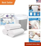 Small Trash Bags 4 Gallon, 100 Count Garbage Bathroom White Mini Tr.... Fixed Price $19.97.
