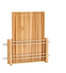Rev-a-shelf Wood Door Mounted Cutting Board Holder W/18" Maple Nos. Fixed Price $79.95.