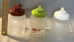Vintage Lot Rubbermaid PINT/16 Oz Mixermate Snap Top Lid Drink Bottles #3093. Fixed Price $23.99.